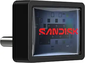 SANDISK 512GB Extreme Fit USB-C Flash Drive - Up to 400MB/s Read speeds, USB 3.2 Gen 1, USB Type-C - Plug-and-Stay Storage - Black - SDCZ530-512G-G46