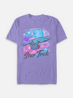 Star Trek Airbrushed Ship Garment Dye T-Shirt | BoxLunch